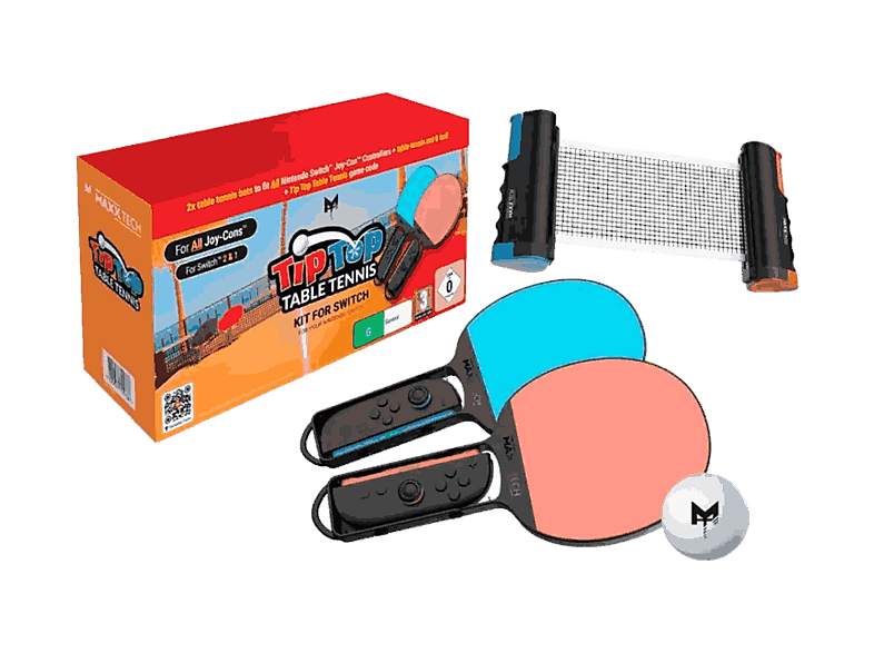 Nintendo Switch 2 (32GB, 4GB RAM) con Tip-Top Table Tennis y set de tenis