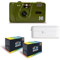 Kodak M35 Cámara Recargable 35mm con Objetivo Gran Angular Fijo y Flash Integrado