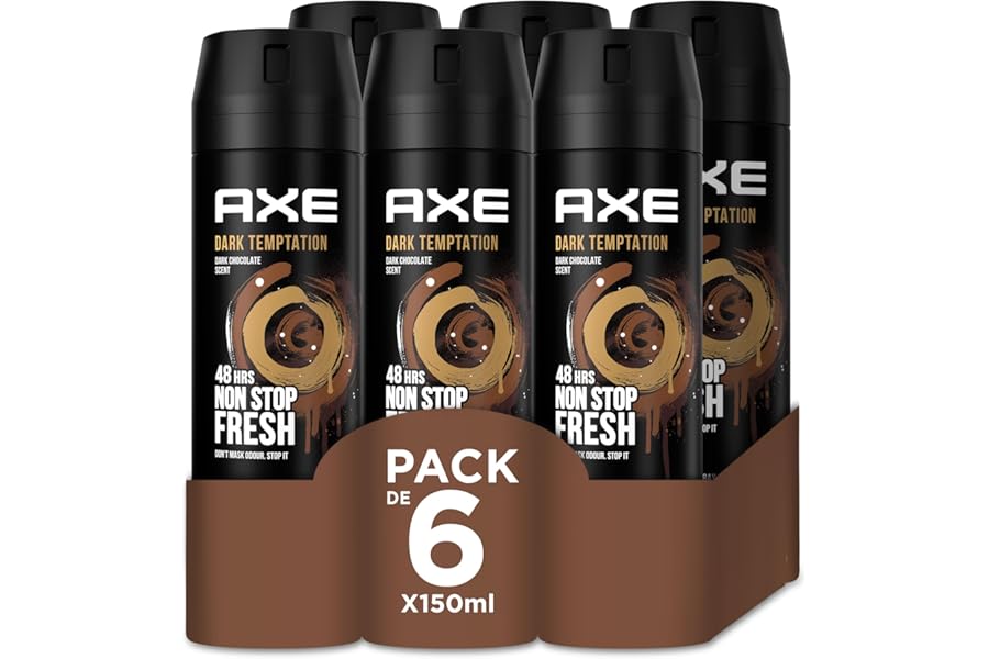 Axe Dark Temptation Desodorante 150 ml Pack de 6