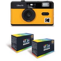 Kodak Ultra F9 - Cámara Analógica 35mm con Objetivo Fijo 31mm F/9 y Flash Integrado