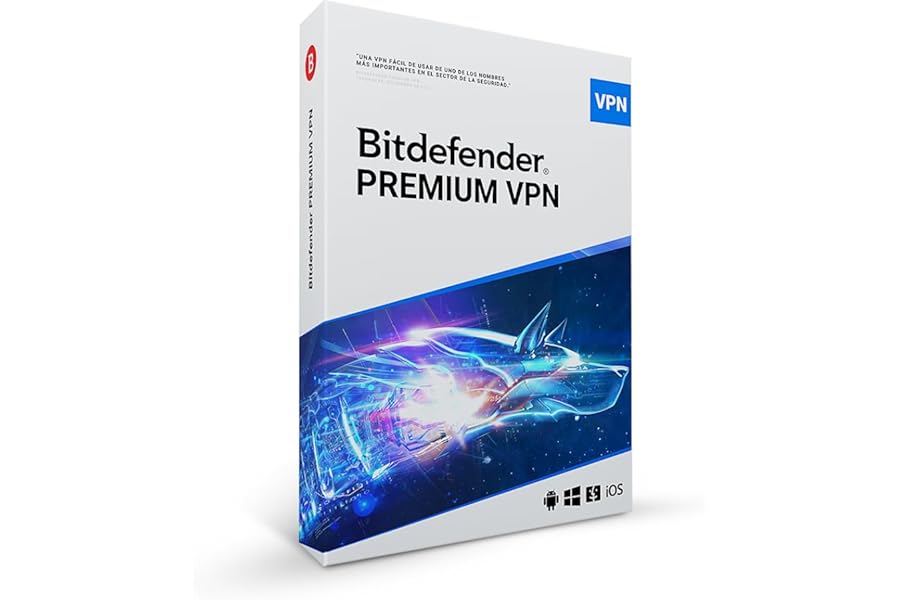 Bitdefender Premium VPN 10 dispositivos 1 año PC/Mac/Smartphone