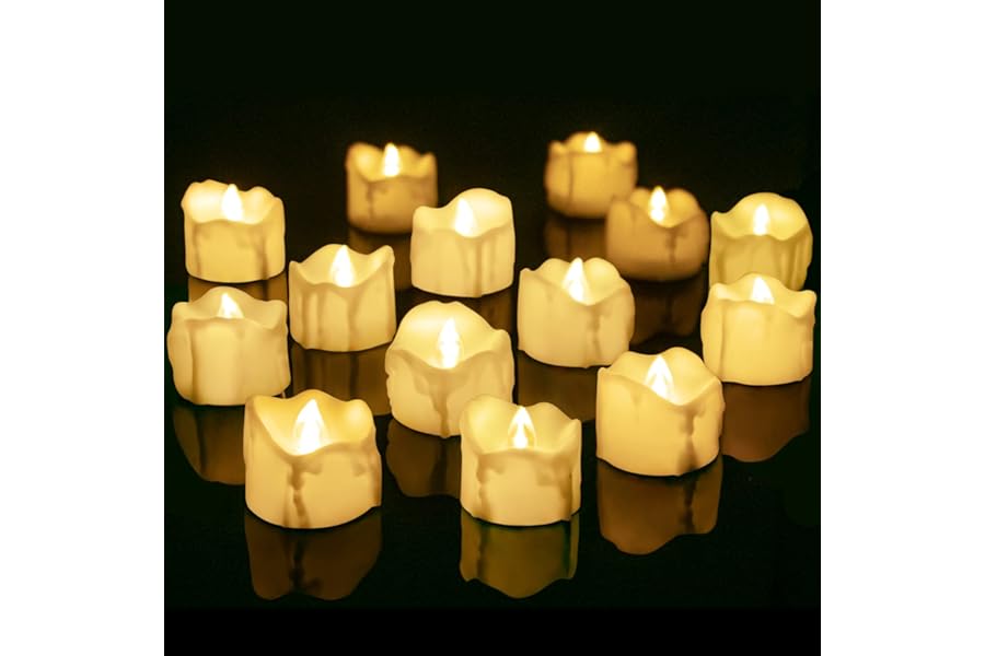 Velas LED sin fuego de té