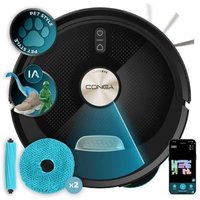 Cecotec Robot Aspirador y Friegasuelos M100 X-Treme con IA y App Conga