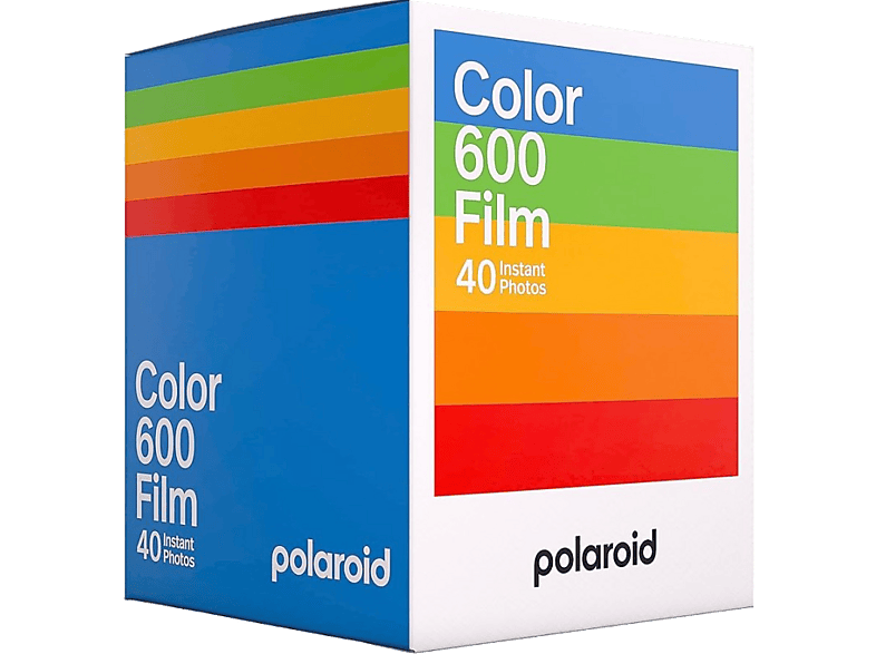 Papel fotográfico Polaroid 600, 40 fotos