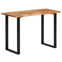 Mesa de Comedor de Madera Maciza de Acacia 110x50x76 cm (CFW363177)