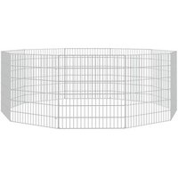 Jaula para Conejos 54x60 cm, 10 Paneles, Hierro Galvanizado – Vidaxl