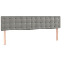 Pack 2 cabeceros de cama de terciopelo 100x5x78/88 cm CFW215265