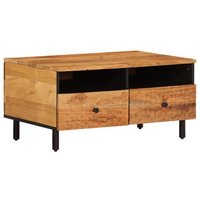 Mesa de Café Madera Maciza de Acacia 80x54x40 cm