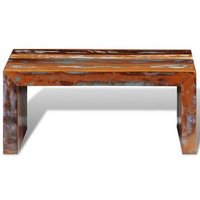 Mesa de Centro y Mesa Auxiliar de Madera Reciclada CFW774882