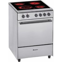 Cocina Eléctrica Meireles E605x 55L 4 Zonas Acero Inoxidable