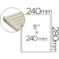 Papel Continuo 240x11 Pautado, Caja de 2500 Hojas