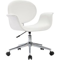 Silla Giratoria de Comedor y Cocina de Cuero Sintético CFW789759