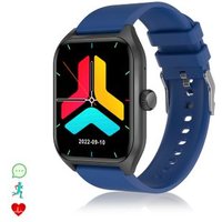 Smartwatch Dam Qx5 1,96" pantalla, más de 100 modos deportivos, monitor de glucosa y tensión