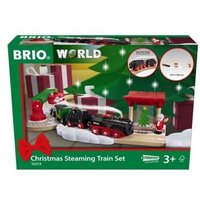 Brio 36014 Juego de Navidad con Tren de Vapor Operado por Batería