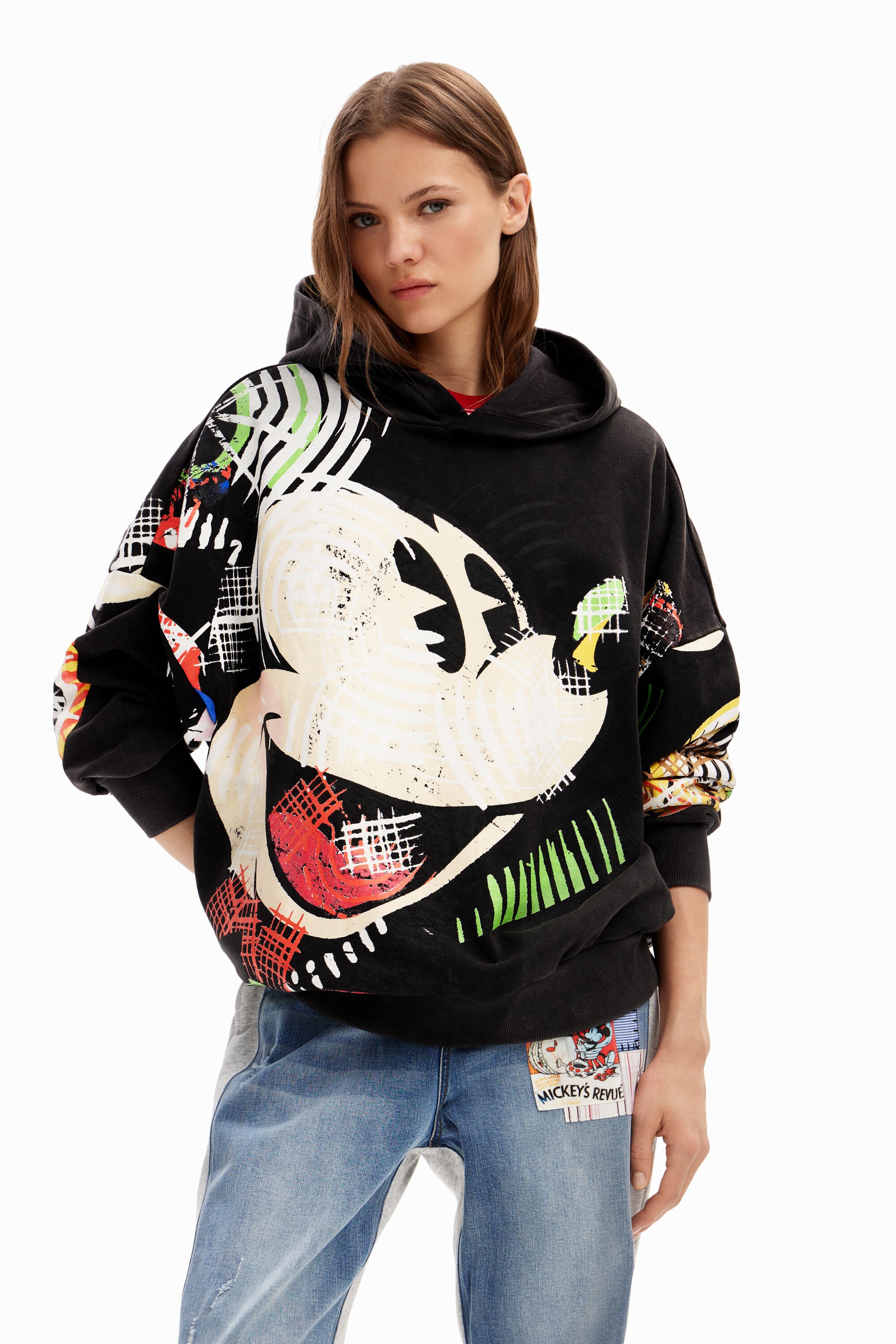 Desigual Sudadera Oversize Mickey Mouse