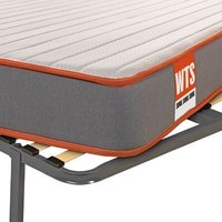 Colchón Sostenible HR con Visco y Somier Reforzado 16 Láminas Madera 90x190 – Pack Soul What The Sleep
