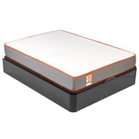 Pack Funk What The Sleep – Colchón Sostenible Muelles Ensacado Visco + Canapé Abatible Gran Capacidad 135x190
