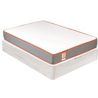 Pack Funk What The Sleep: Colchón Sostenible Muelles Ensacado Visco + Canapé Abatible Glaciar 135x190 (Usado)