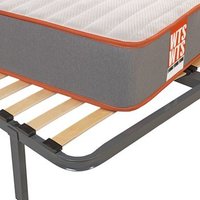 Colchón Muelles Ensacado Visco + Somier Reforzado 16 Láminas Madera 150x190