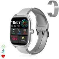 Dam Smartwatch GT4 Pro con Llamadas BT, Notificaciones Push, Monitor Deportivo y Salud