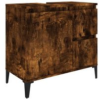 Armario de baño de madera contrachapada 65x33x60 cm