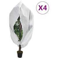 Cubiertas para Plantas con Cremallera 4 uds – 70 g/m² – 3,93x3,5 m