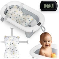 Bañera Plegable Ricokids Rk-287 con Termómetro e Inserto