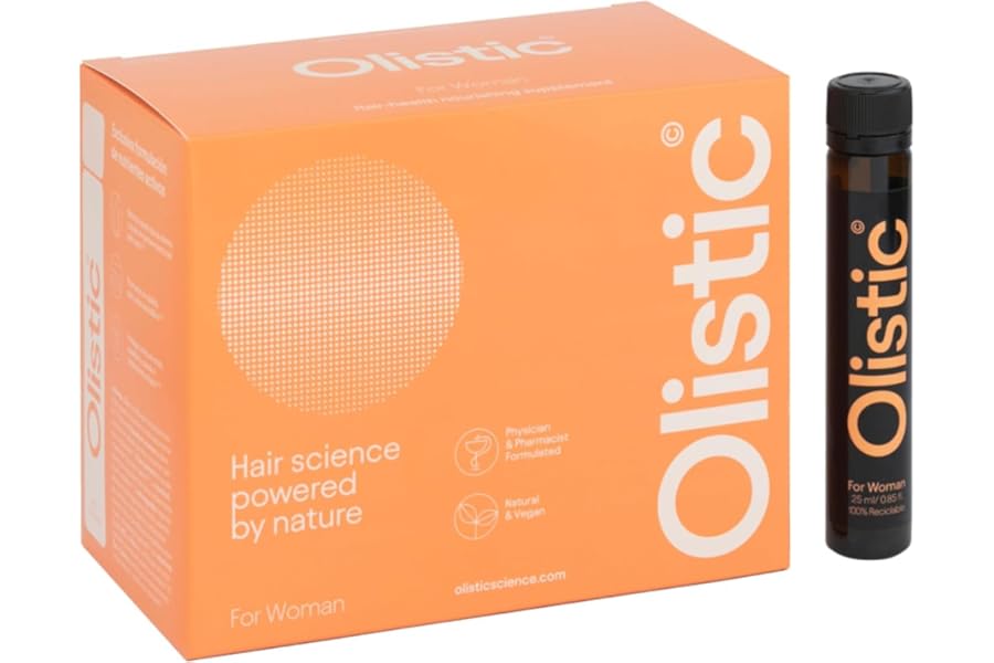 Olistic WOMEN - 28 Ampollas de Suplemento Anticaída para Cabello Femenino