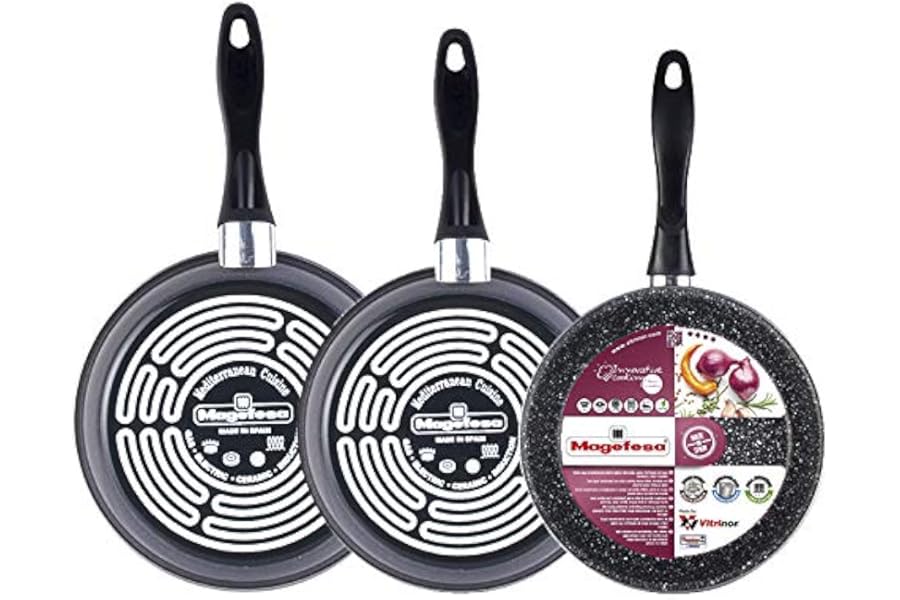 Magefesa K2 Gransasso Set de 3 Sartenes 24/26/28 cm