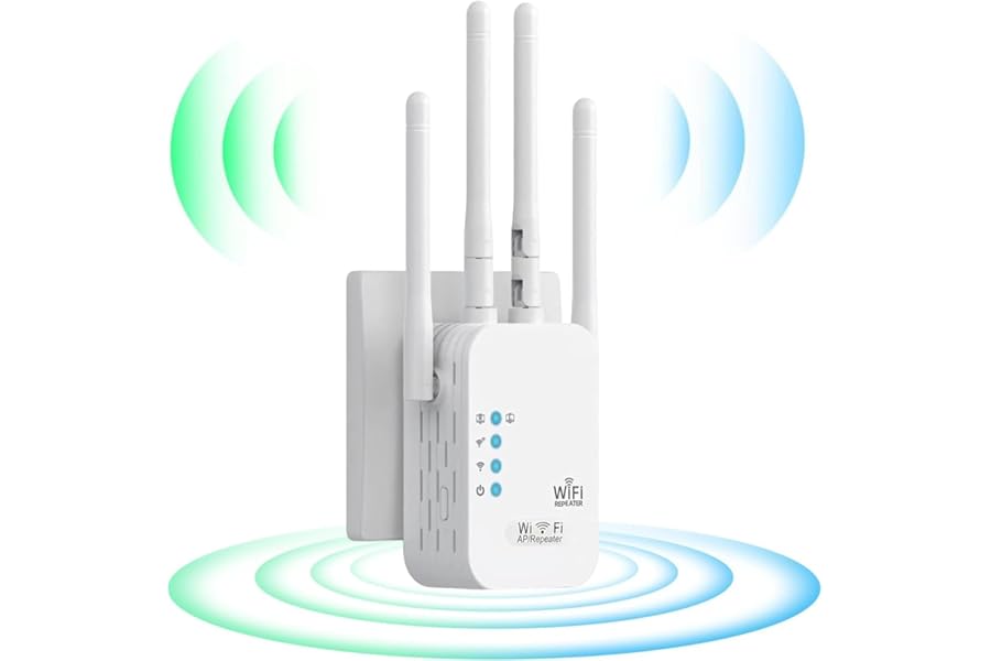 Repetidor WiFi 1200Mbps Doble Banda 5 GHz y 2.4 GHz