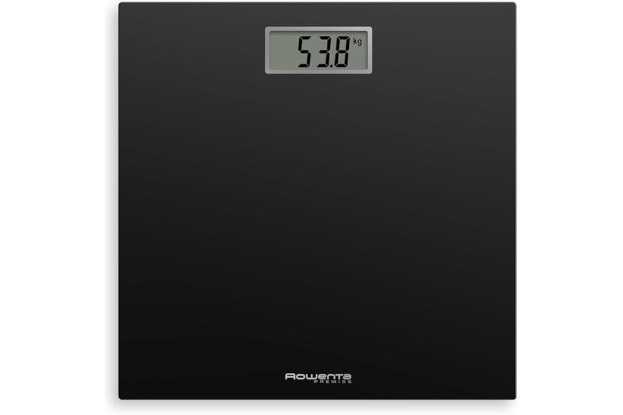 Báscula de baño Rowenta BS1400 Premiss con pantalla LCD, 150 kg, 100 g precisión