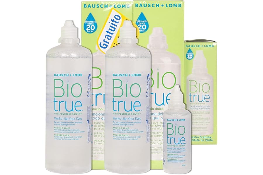 Biotrue Bausch + Lomb Solución Única 2 x 300 ml + 60 ml gratis