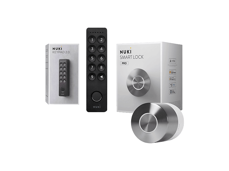 NUKI Smartlock Pro con Keypad 2, Wi‑Fi, 20 huellas digitales