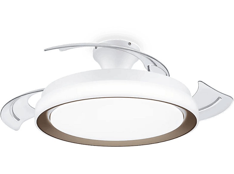 Ventilador de techo Philips Bliss 35+28 W con luz LED, regulable, mando a distancia y dos temporizadores