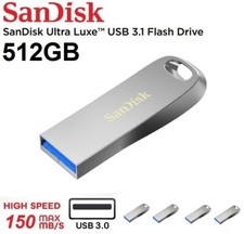 SanDisk Ultra Luxe 512 GB Pendrive USB 3.1