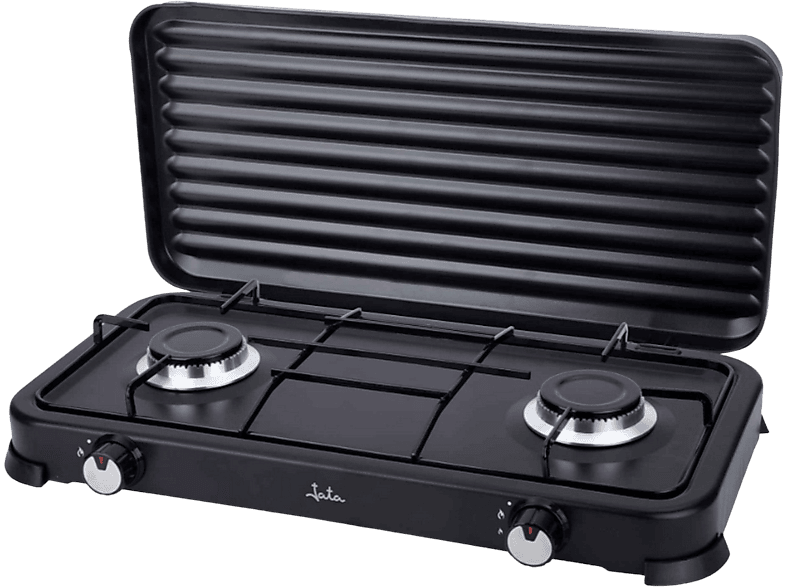 Cocina de gas Jata JECG2702, 2 zonas, portátil, 59.5 cm