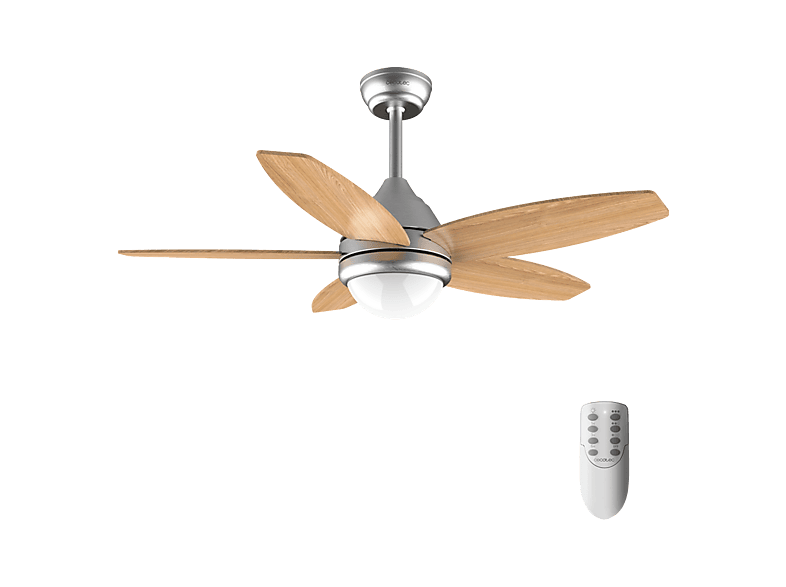 Ventilador de techo Cecotec EnergySilence Aero 495 con luz LED y control remoto