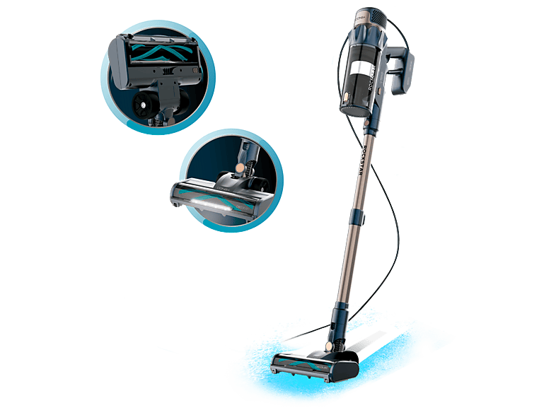 Aspirador escoba Cecotec Conga Rockstar 800 Powerhead Titán 600W 15 kPa Filtro HEPA 700 ml