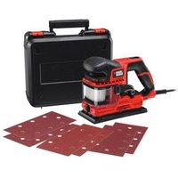Lijadora Duosand 1/3 de hoja 260W + 6 hojas y maletín Black & Decker