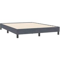 Estructura de Cama sin Colchón Terciopelo 160x210 cm Vidaxl