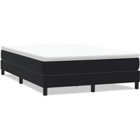 Cama Box Spring Sin Colchón Cuero Sintético 160x210 Cm Vidaxl