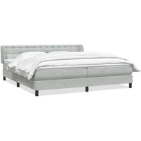 Cama Box Spring con Colchones Terciopelo 180x220 cm