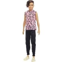 Ken Barbie Fashionista Camiseta Rayos Con Pelo