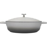 Masterclass Cacerola Poco Profunda con Tapa 4L/28 cm, Aluminio Fundido Ligero, Apta para Horno y Placa de Inducción