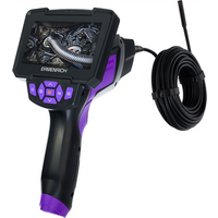 Cámara de Inspección (boroscopio) con cámara frontal HD y cable flexible de 10 metros