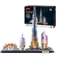 Puzzle 3D Dubai City Line LED 182 piezas