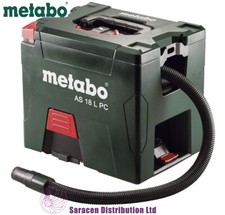 Aspirador Inalámbrico Metabo AS 18 L PC 18V Clase L - Cuerpo