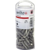 Wiha Juego de Bits Torx 25 mm (t25) 50 Unidades 1/4" En Envase Grande