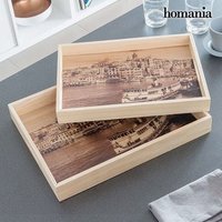 Juego de bandejas Homania 2 piezas
