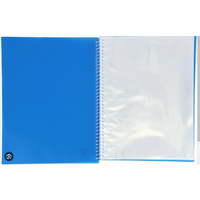 Oxford Carpeta de Fundas Plásticas A4 30 Fundas Transparentes